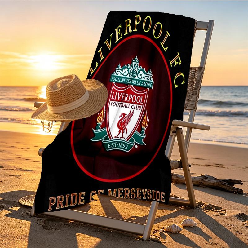 Football club.C Print Beach Towel Design, Soft, Lightweight. for Home Bathroom, Spa, Pool, Yoga, Surfing, Camping, Gift for Family, Friend