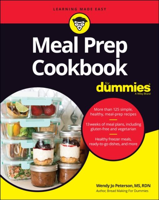 The Meal Prep Cookbook For Dummies Book