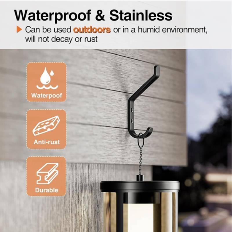 Stainless Wall Mounted Hook Multipurpose Clothes Hanger For Backpack Hat Towel Keys Home Storage