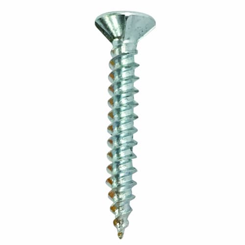 DAIDOHANT Lightweight Ceiling Screws, Nickel Plated (Nominal Diameter d) 3.5 x Length L 41mm (Flexible Head), Iron/Nickel Plated (Pack of 109) 1017431