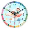 12-Inch 30Cm Learning Early Education Automatic Timing Radio Clock Home Living Room Bedroom Mute Clock Hanging