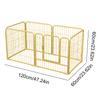 6 Panels Heavy Duty Dog Cage Detachable Dog Puppy Playpen Kennel Heavy Duty Dog Exercise Fence for Dog Cat Rabbit Pet Exercise