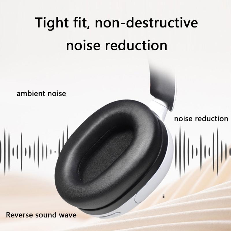 Soft Replacement Ear Pad for H5 Headsets Ear Cushions for Long Wear Comfort and Improved Bass Response Easy Installation