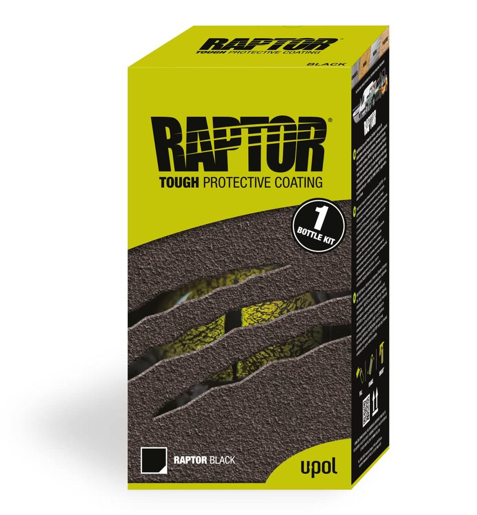 U-POL Products 1 Liter Raptor Kit, Black, NR (UPL-UP4801)