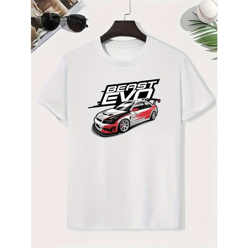 European sizes T-Shirt for Boys, Creative Casual Tee, Lightweight And Comfortable Short Sleeve Top, Summer Apparel for Kids 110 белый
