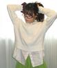 RONRON Textured Dot Knit Ivory