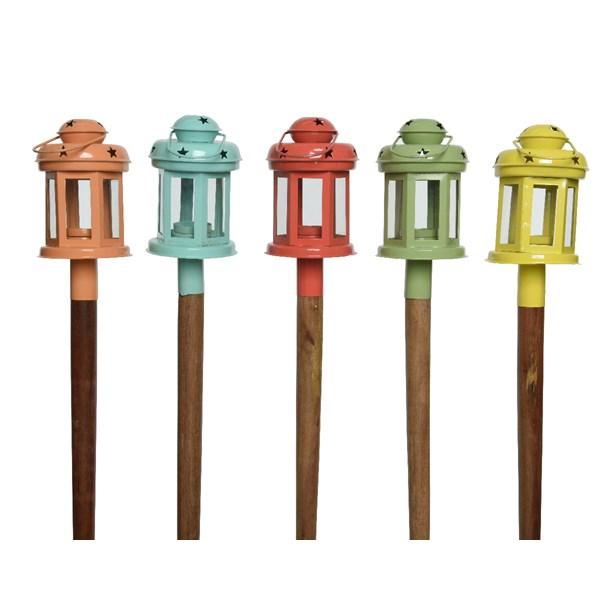 Lanterna de jardim para velas de chá, 60 cm