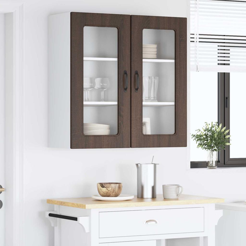 Dishwasher Front Panel Kalmar 2 pcs Brown Oak Effect