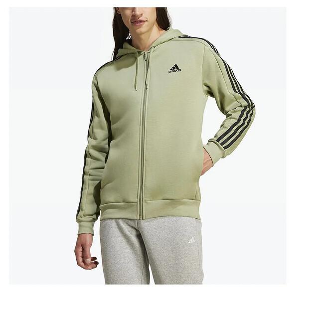 

adidas Essentials Fleece 3 Stripes full zip свитшот XS/Regular