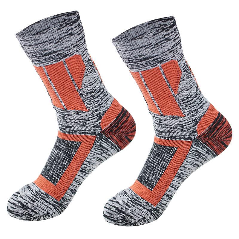 Waterproof Breathable Winter Sports Socks for Mountaineering, Cycling, Fishing & Skiing - Double Layer, Thickened & Warm