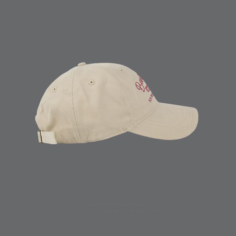 Women Pink Embroidery Baseball Cap Soft Cotton Sunshade Peaked Hat Female Girl Korean Outdoor Sport Visors Hats