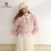 Xiaoxiangfeng Bow Miu Knitted Cardigan