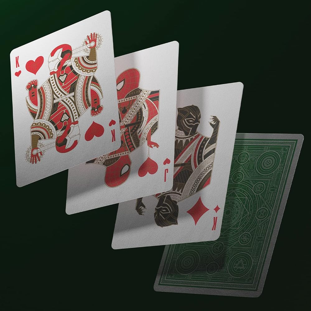 Theory11 Avengers: Infinity Saga Playing Cards Green
