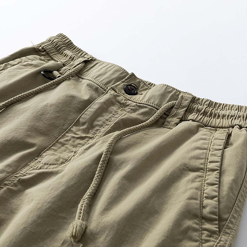 Herren Stretchhose mit mehreren Taschen, modische Arbeitskleidungshorts