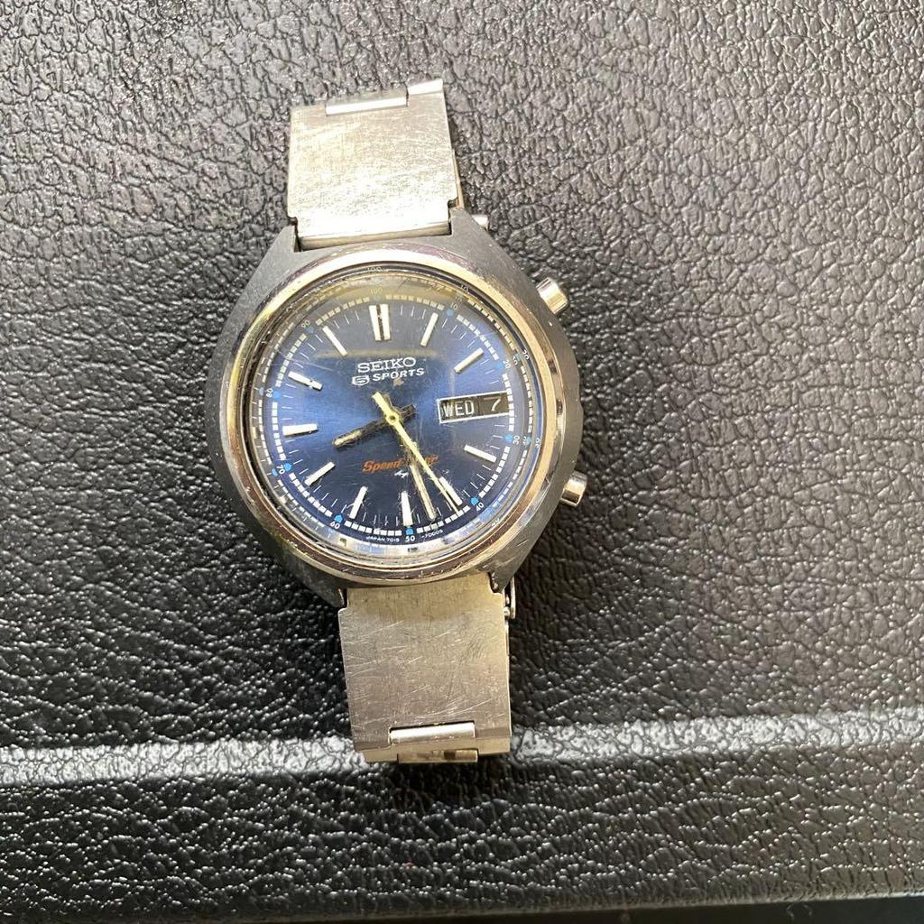 [USED] Rare! Working Seiko 5 Speedtimer Automatic Watch