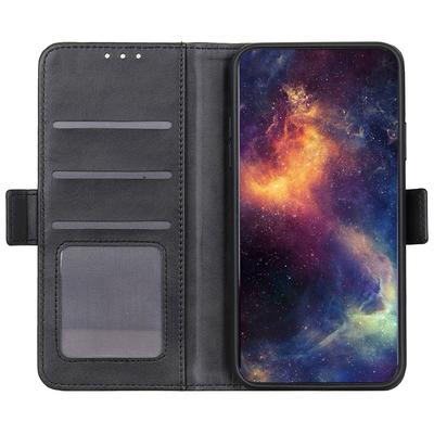 For Motorola Edge 50 Fusion 5G Wallet Case Side Magnetic Clasp Leather Phone Cover