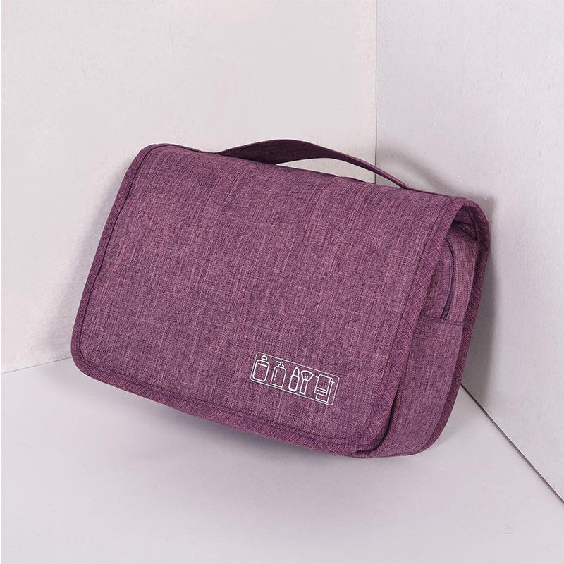 Bei Lian Portable Makeup and Skincare Travel Bag with Hook and Wet/Dry Separation