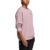Adidas Solid Color Logo Print Round Neck Pullover Sweatshirt Unisex Tops Light-Purple IB2715