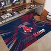 Custom Rug Boston Red Sox Pattern Print Name Text Soft Non‑Slip Floor Carpet for Home Indoor Decoration