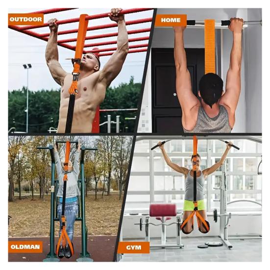 1 Set Klimmzug-Hilfsband 150/225/300lbs Robuster Klimmzug-Hilfsgürtel Vollständig Oberkörper