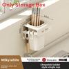 Kitchen Wall Mount Storage Rack With Multifunctional Storage For Home Use