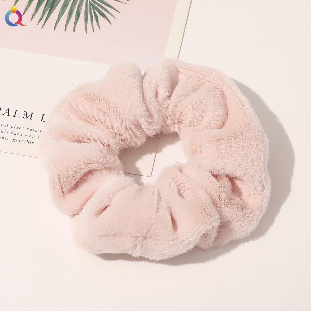 

Новая мягкая плюшевая веревка для волос корейская толстая эластичная повязка для волос в виде медведя плетение аксессуары для волос конский хвост резинки для волос