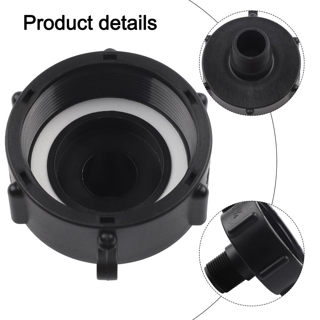 High Quality Practical Industry Outdoor Home Drain Adapter Adapter Black HDPE Material Parts With Sealing Ring