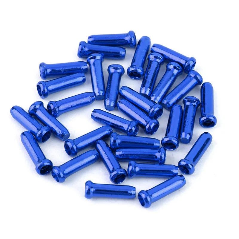 Terminal Housing Ferrules Bicycle Brake Shifter Inner Cable Tips Crimps for Mtb Aluminium Alloy Bicycle Brake