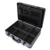 Boite À Outils - HMF - 14601-02 - Compartiments Ajustables - Aluminium - 46 X 15 X 33 Cm