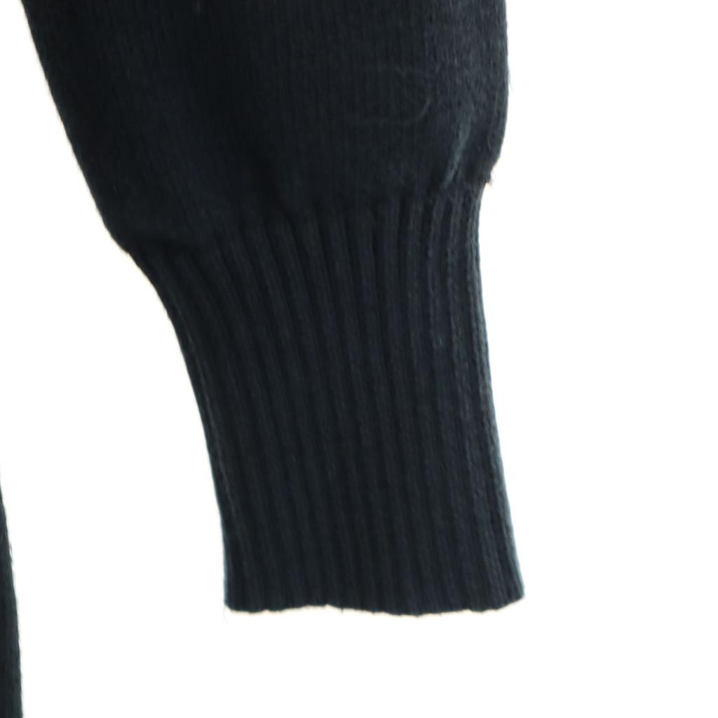 KENZO Long sleeve V-neck knit one piece XS Navy system Women Used