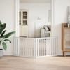 Vidaxl Foldable Pet Safety Gate, 2 Panels, White, 160Cm