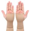 1 Paar Set Handgelenk-Schutzbandage Karpaltunnelsyndrom Unterstützung Fingerlose Arthritis-Handschuhe Hautfarbe