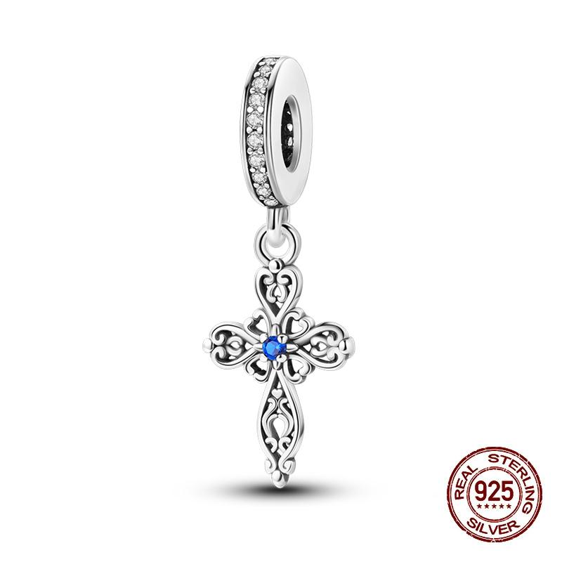 Original New Copper Prayer Virgin Mary Charms Beads Fit Necklace Bracelet Accessory Diy Jewelry For Women Gift