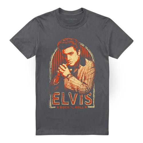 Elvis Presley Unisex Adult Stripes T-Shirt