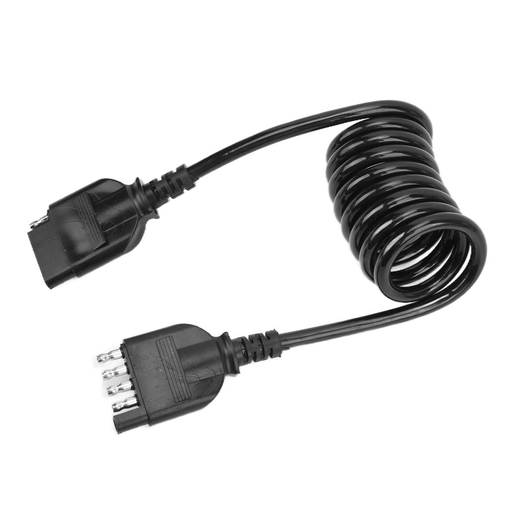 5 Pin Trailer Light Wire Harness Connector Plug Extension Cable Wire Socket Male