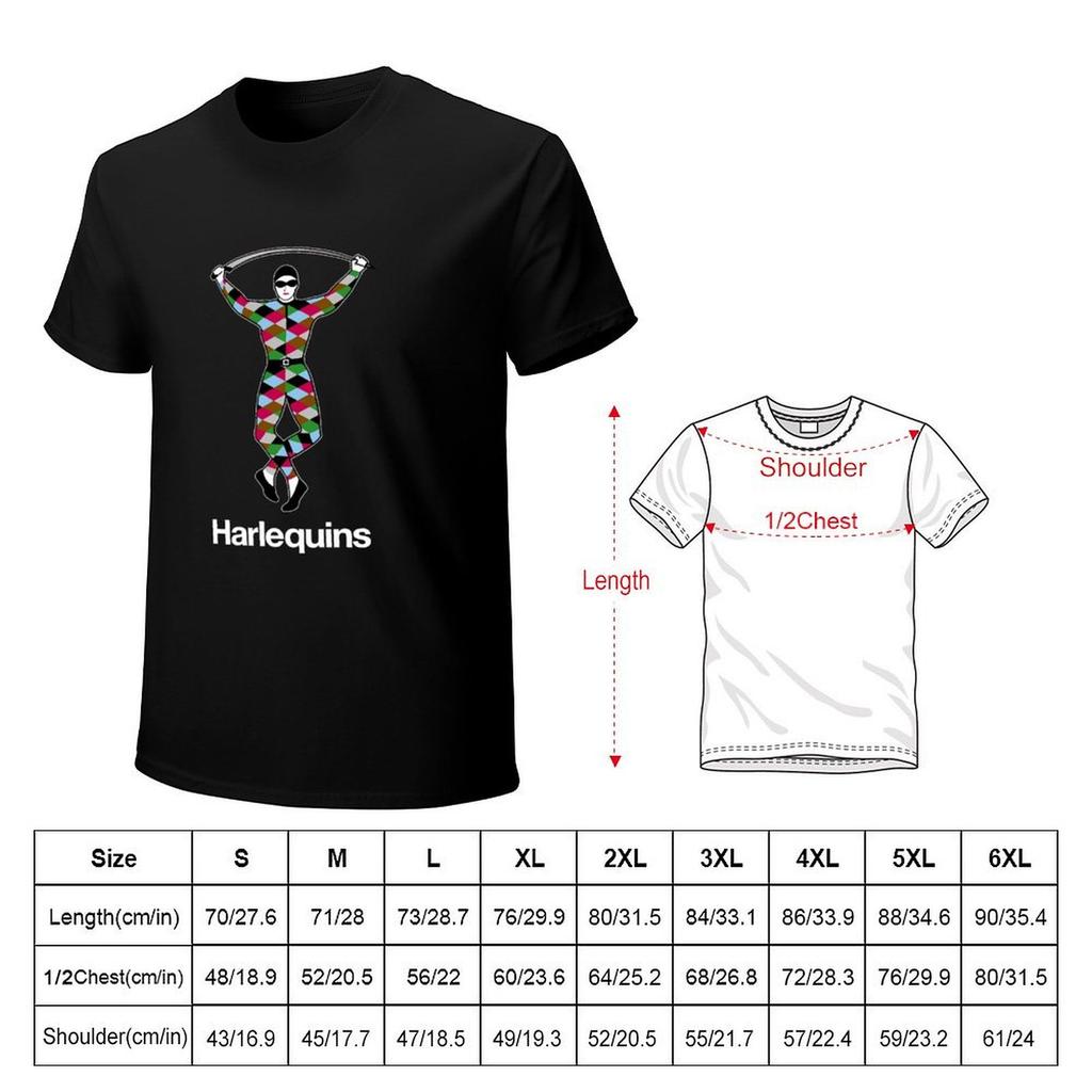 The Harlequins TShirt baggy shirts Blouse men clothings