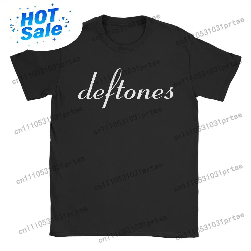 Streetwear T Shirt Summer Deftones Rock Band Hippie Tshirts Cotton Tee Shirt For Unisex Wounisex Awesome Pattern Short Sleeve Tees