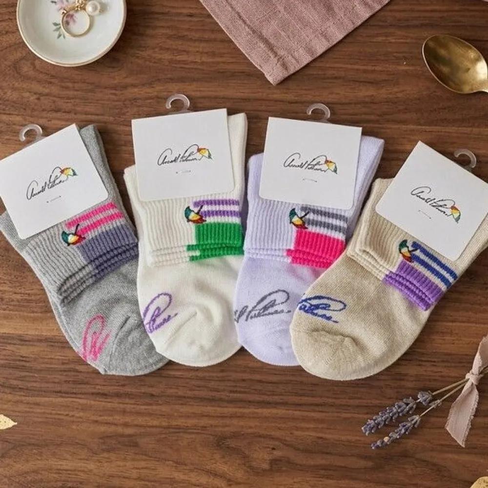 Arnold Palmer Anti-Twist Women s Casual Socks Ankle 8 Pairs SL032 SL032_8 Pairs [Mixed Colors]
