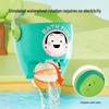 Infant Cartoon Bath Toys - Mini Stacking Bucket Set for Playful Water Fun