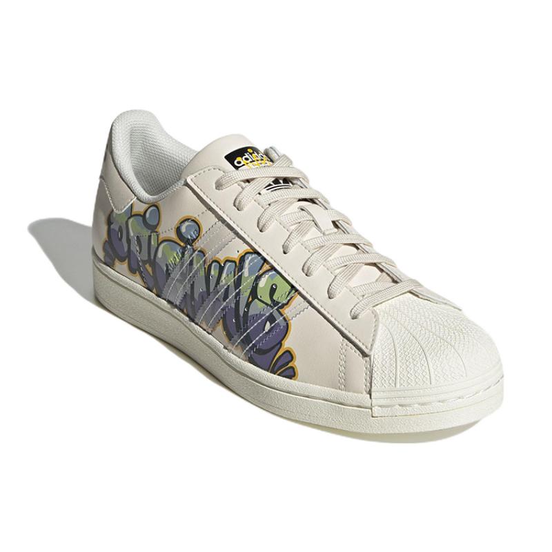 Adidas Originals Superstar 'White Purple Green' Sneakers GW4443