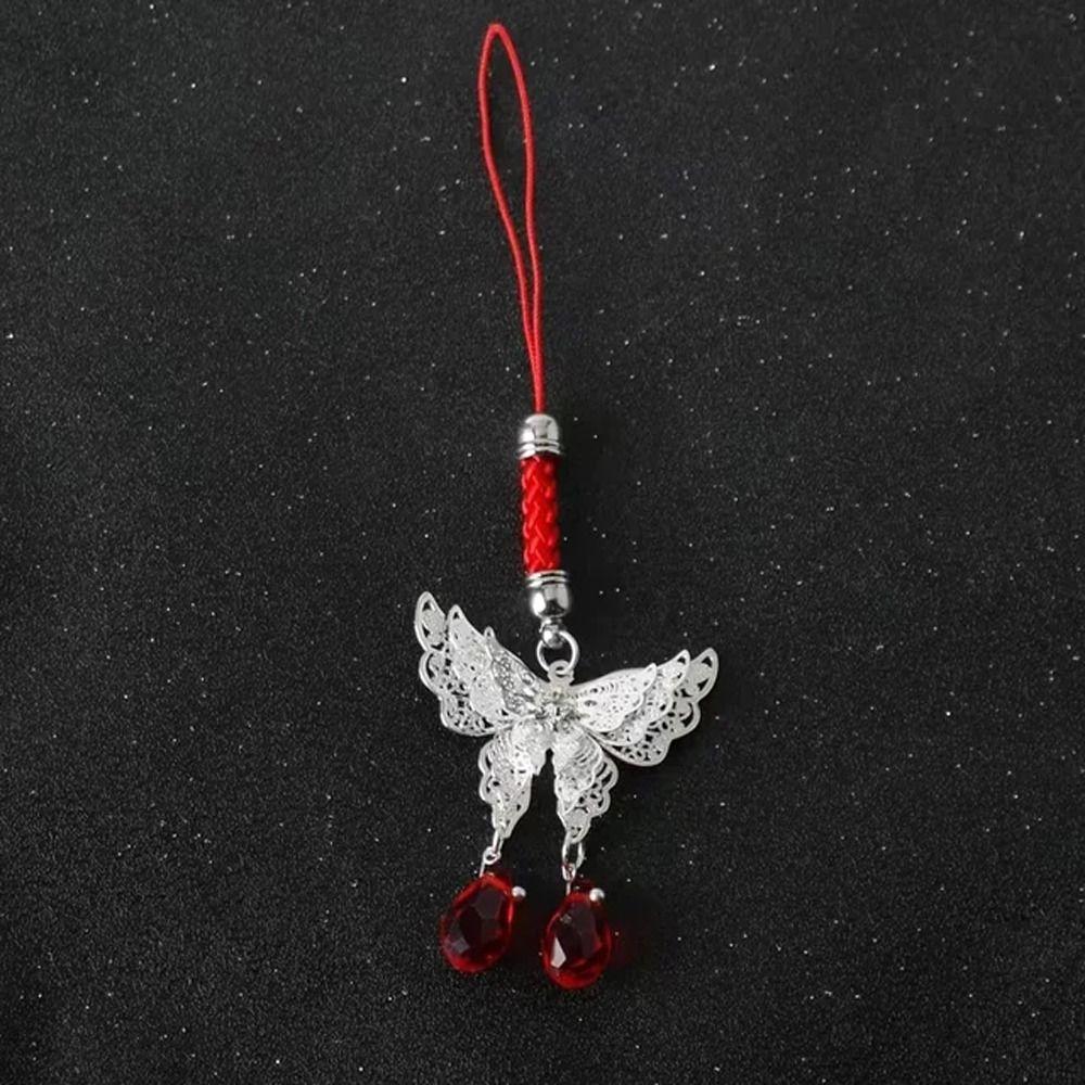 Heaven Official's Blessing Butterfly Phone Chain Hanging Rope Hua Cheng Lanyard  Cosplay