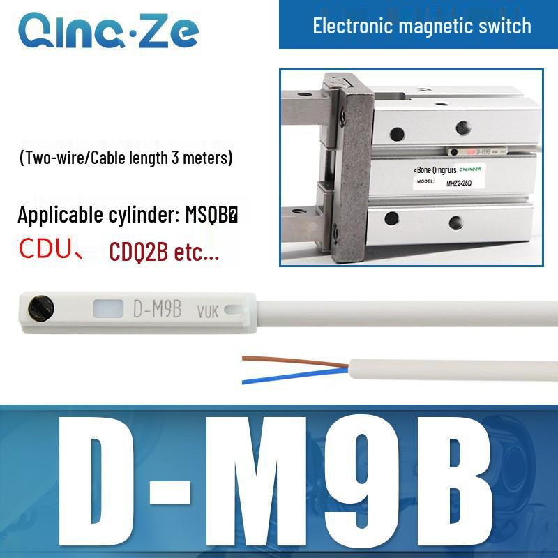 Magnetischer Zylindersensor: D-A93 Zwei-Draht & CS1-F Drei-Draht Endschalter