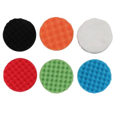 7in Poleringssvamp Sett Stor Størrelse for Biler Lastebiler Hjul Eiker Vasking Rengjøring Støvfjerning