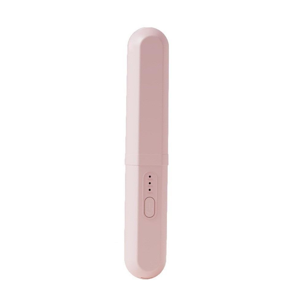 

USB Rechargeable Heated Hair Straightening Brush Hair Styling Iron for 3.7V2000mAh for Travel, Home рожевий