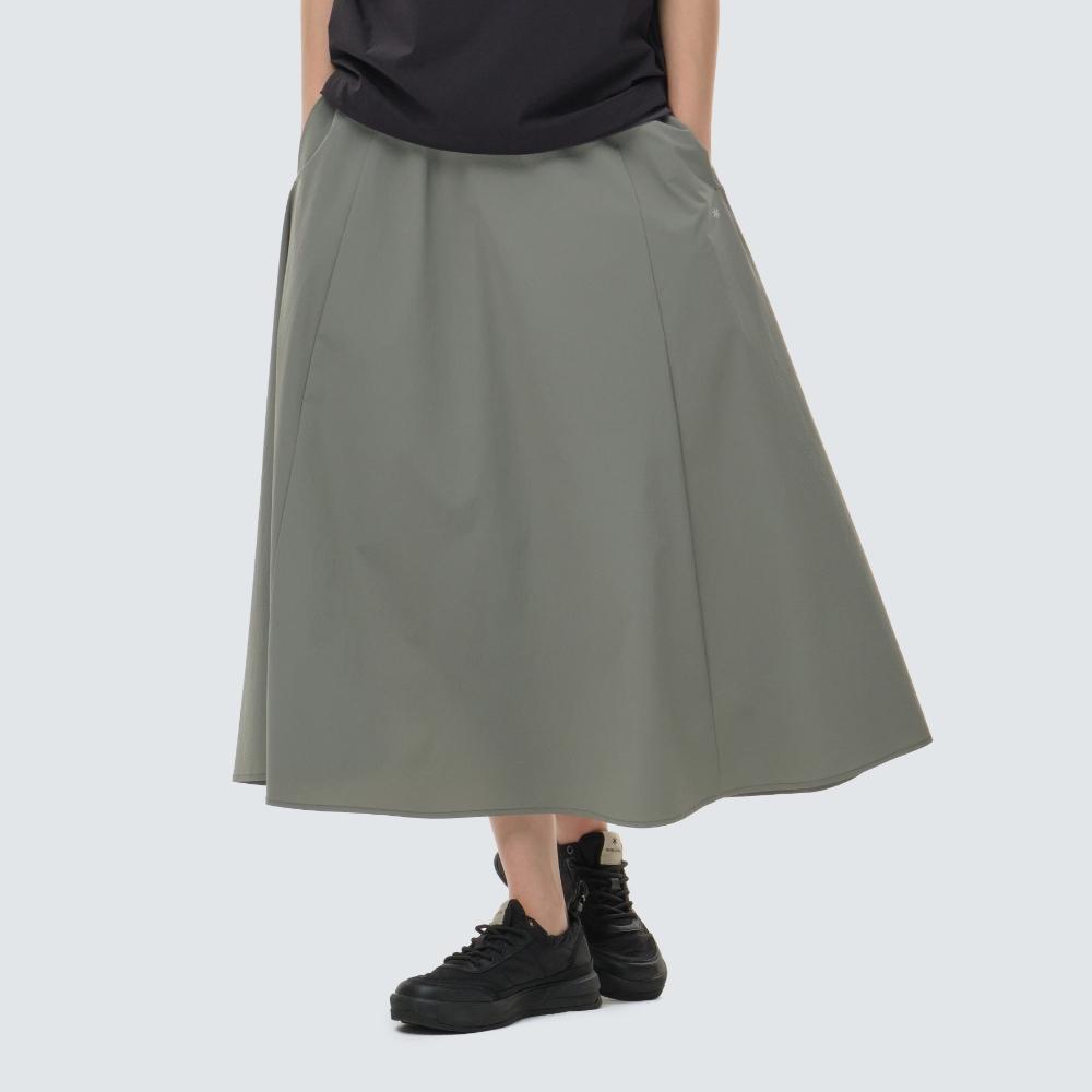 [Snowpeak] Syntech Women s Woven Skirt Light Khaki (S24MWSSK31) 70