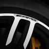 4PCS Car Bagde Wheel Hub Rims Stickers For Mercedes Benz AMG GLC X253 A200 260I W206 W447 W213 W220 S500 W106 CLA W140 W168 W211  ad1