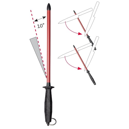 WM Ruby Steel Rod 28cm