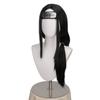 Anime Cos Uchiha Itachi Cosplay Wigs Itachi Uchiha Long Straight Black Heat Resistant Synthetic Hair Anime Cosplay Wigs