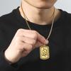  Arabic Vintage Allah Muslim Islam Ayatul Kursi Pendant Necklace Islamic Square Necklaces Amulet Religious Jewelry Party