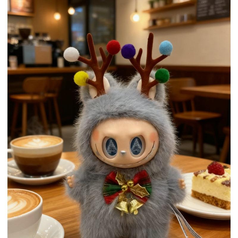 Рождественский лось плюшевая кукла милая виниловая кукла-подвеска автомат